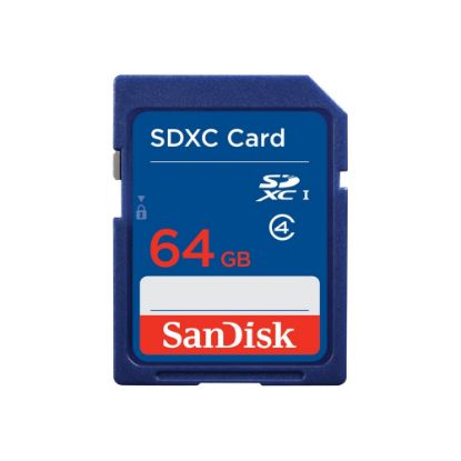 Picture of SanDisk - Flash memory card - 64 GB - Class 4 - SDXC