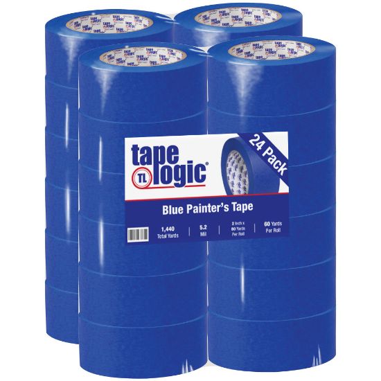 Picture of Tape Logic 3000 Painters Tape, 3in Core, 2in x 180ft, Blue, Case Of 24