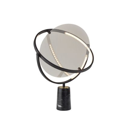 Picture of Adesso ADS360 Orsa LED Table Lamp, 24-3/4inH, Antique Brass/Black