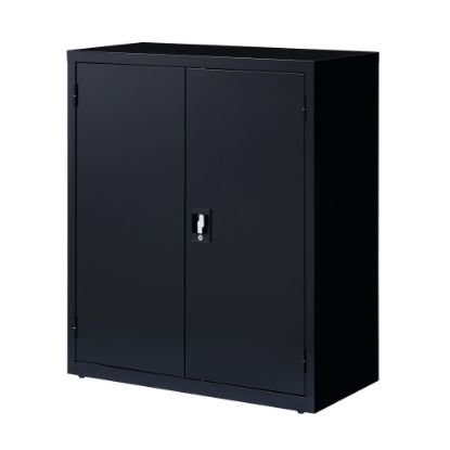 Picture of Lorell Fortress Series 18inD Steel Storage Cabinet, Fully Assembled, 3-Shelf, Black