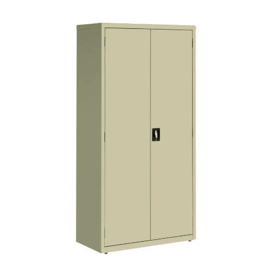 Picture of Lorell Fortress Series Steel Storage Cabinet, 5-Shelf, 18inD, Putty