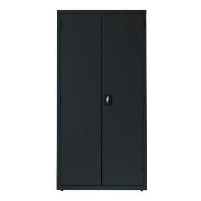 Picture of Lorell Fortress Series 18inD Steel Storage Cabinet, Fully Assembled, 5-Shelf, Black