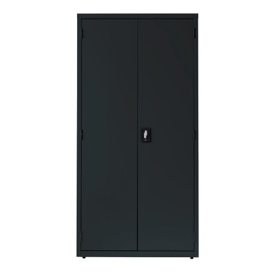 Picture of Lorell Fortress Series 18inD Steel Storage Cabinet, Fully Assembled, 5-Shelf, Black