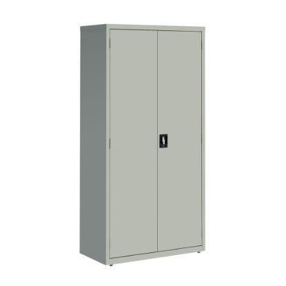 Picture of Lorell Fortress Series 18inD Steel Storage Cabinet, Fully Assembled, 5-Shelf, Light Gray