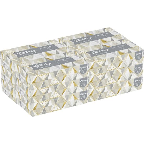 Picture of Kimberly-Clark Professional 2-Ply Facial Tissue, 125 Sheets Per Box, Case Of 12 Boxes