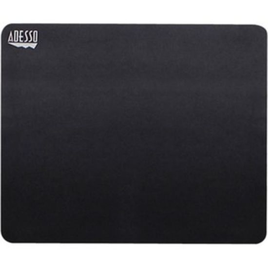 Picture of Adesso TRUFORM P100 - Mouse Pad - 8in x 8in Dimension - Black - Rubber Base, Fiber - Scratch Resistant, Anti-slip