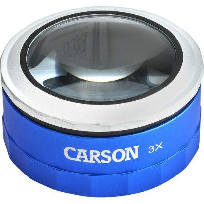 Picture of Carson MagniTouch MT-33 Loupe - Overall Size 3.8in Height x 3.8in Width - Glass Lens