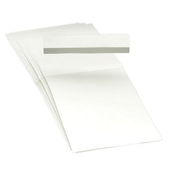 Picture of Smead Blank Hanging File Folder Tab Inserts, 1/3 Cut For 3 1/2in Tabs, Box Of 100