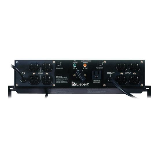 Picture of Liebert MicroPod MP2-220K - Bypass switch (rack-mountable) - AC 230 V - output connectors: 8 - 2U - for P/N: GXT5-3000IRT2UX, GXT5-3000IRT2UXL, GXT5-3000LVRT2UXL, GXT5-3000LVRT2UXLN