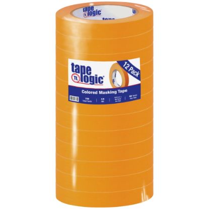 Picture of Tape Logic Color Masking Tape, 3in Core, 0.75in x 180ft, Orange, Case Of 12