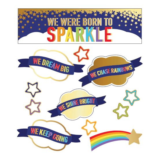 Picture of Carson-Dellosa Sparkle And Shine We Were Born To Sparkle Mini Bulletin Board Set