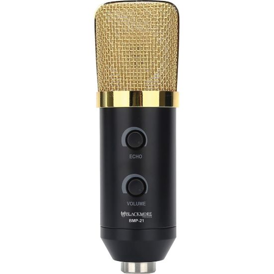 Picture of Blackmore Wired Condenser Microphone - Cardioid - Shock Mount - USB