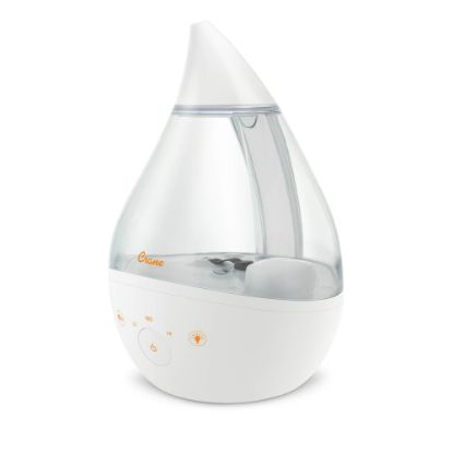 Picture of Crane Top-Fill Premium Ultrasonic Cool Mist Humidifier, Clear/White