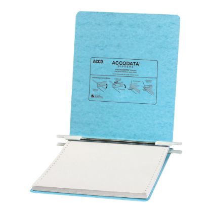 Picture of Wilson Jones Presstex Pressboard Data 3-Ring Binder, 1in Round Rings, Light Blue