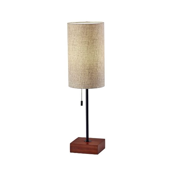 Picture of Adesso Trudy Table Lamp, 26-3/4inH, Walnut/Beige