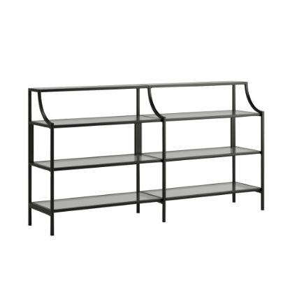 Picture of Sauder Harvey Park Console Table, 32-7/16inH x 59-7/16inW x 13inD, Black