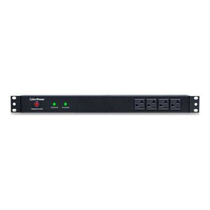 Picture of CyberPower Rackbar Surge Protection RKBS20ST4F8R Zero-U/1U - Surge protector (rack-mountable) - AC 120 V - output connectors: 12