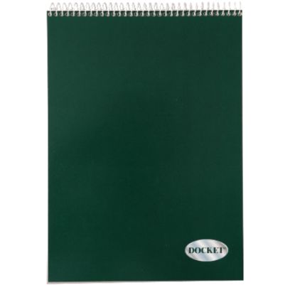 Picture of TOPS Docket Wirebound Writing Pad, 8 1/2in x 11 3/4in, Legal Ruled, 70 Sheets, Canary