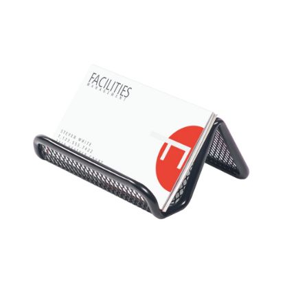 Picture of Office Depot Brand Mesh Business Card Holder,  Black