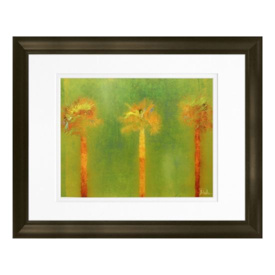 Picture of Timeless Frames Floral Marren Wall Artwork, 14in x 11in, Three Palms II