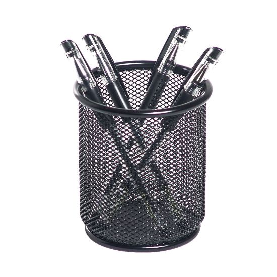 Picture of Office Depot Brand Mesh Pencil Cup, Black