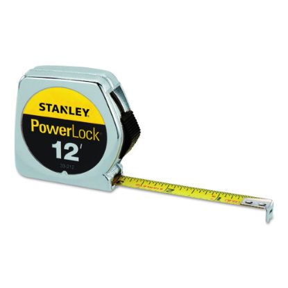 Picture of Stanley Tools Die Cast Tape Measure, Standard, 12ft x 1/2in Blade