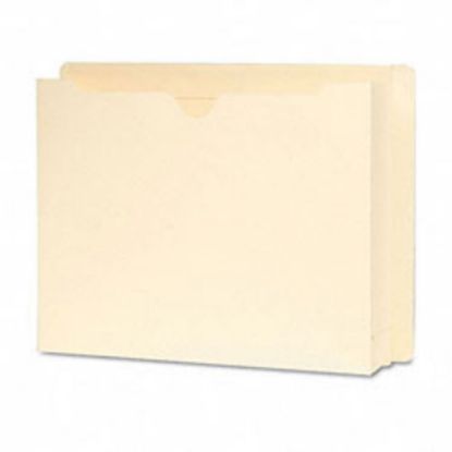 Picture of Smead End-Tab Expansion File Jackets, Letter Size, 2in Expansion, Manila, Box Of 25