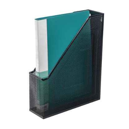 Picture of Office Depot Brand Mesh Magazine File, Black