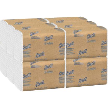 Picture of Scott C-Fold 1-Ply Paper Towels, 40% Recycled, 200 Sheets Per Pack, Case Of 12 Packs