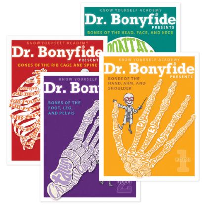 Picture of Know Yourself Book Set, Dr. Bonyfide Presents 206 Bones of the Human Body, Set Of 4 Books