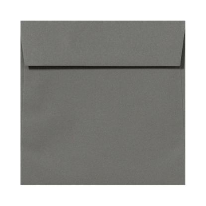 Picture of LUX Square Envelopes, 5 1/2in x 5 1/2in, Peel & Press Closure, Smoke Gray, Pack Of 50