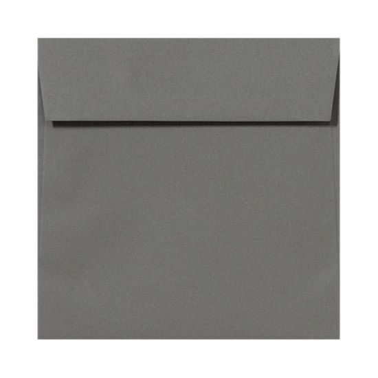 Picture of LUX Square Envelopes, 5 1/2in x 5 1/2in, Peel & Press Closure, Smoke Gray, Pack Of 50