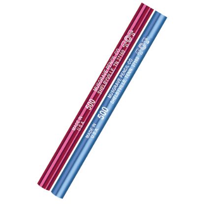 Picture of Musgrave Pencil Co. TOT Big Dipper Jumbo Pencils, 2.11 mm, #2 Medium Soft Lead, Blue/Red, Pack Of 72