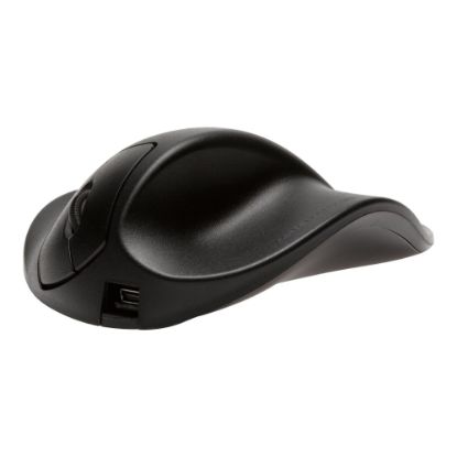 Picture of Hippus HandShoeMouse Right Large - Mouse - right-handed - laser - 3 buttons - wireless - USB wireless receiver - black