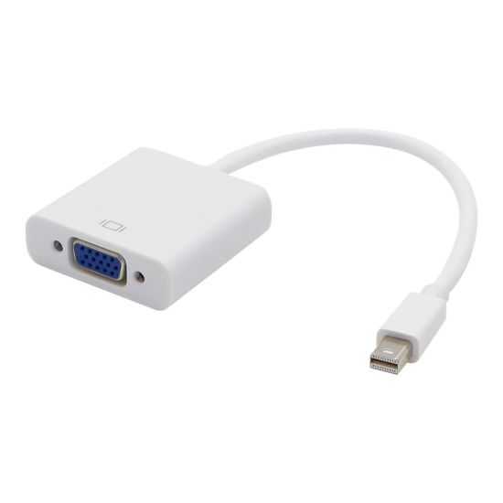 Picture of AddOn - DisplayPort adapter - Mini DisplayPort (M) to HD-15 (VGA) (F) - 7.9 in - white (pack of 5)