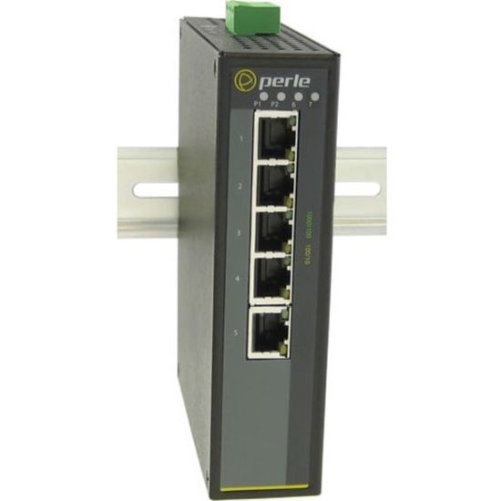 Picture of Perle IDS-105G-S2SC70 - Industrial Ethernet Switch - 6 Ports - 10/100/1000Base-T, 1000Base-ZX - 2 Layer Supported - Rail-mountable, Panel-mountable, Wall Mountable - 5 Year Limited Warranty