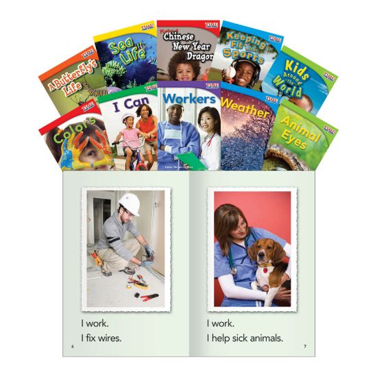 Picture of Teacher Created Materials TIME FOR KIDS Nonfiction Book Set, Set 2, Set Of 10 Books, Grade 1