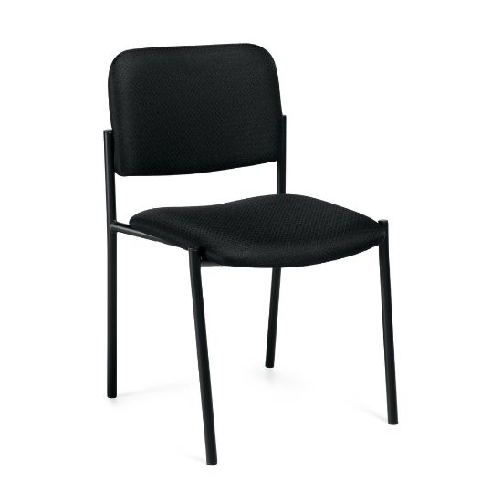 Picture of Offices To Go Stackable Chair, 32inH x 22 1/2inW x 19 1/2inD, Black