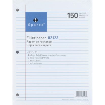 Picture of Sparco Standard Filler Paper, 8in x 10 1/2in, 16 Lb, White, Ream Of 150 Sheets