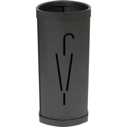 Picture of Alba Large Triangular Umbrella Stand - 25.4in x 6.1in x 13in x - Steel, ABS Plastic - 1 Each - Black