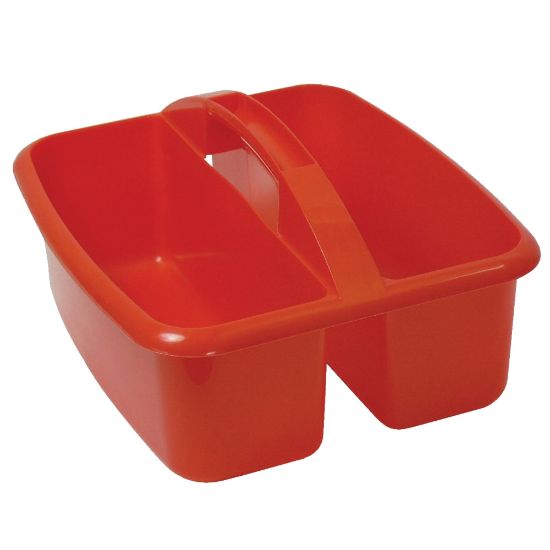 Picture of Romanoff Products Large Utility Caddy, 6 3/4inH x 11 1/4inW x 12 3/4inD, Red, Pack Of 3