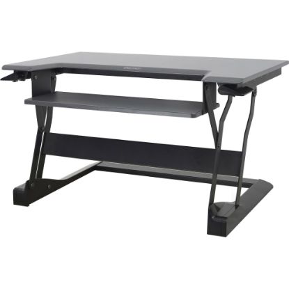 Picture of Ergotron WorkFit-T 35inW Sit-Stand Desk Converter With Adjustable Height, Black