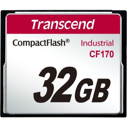 Picture of Transcend CF170 32 GB CompactFlash - 89.80 MB/s Read - 38.15 MB/s Write