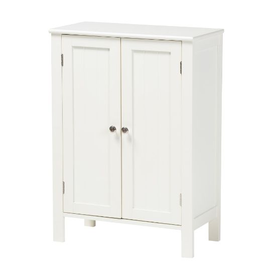 Picture of Baxton Studio Thelma 2-Door Multi-Purpose Storage Cabinet, White