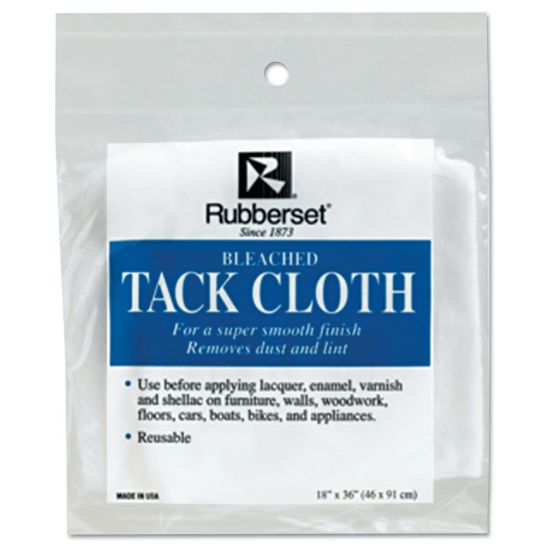 Picture of Rubberset Tack Cloths, 18in x 36in, Clear, Pack Of 200