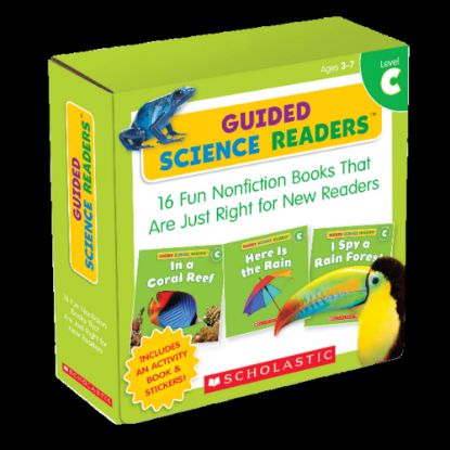 Picture of Scholastic Teacher Resources Guided Science Readers Parent Pack, Level C, Pre-K To 1st Grade, Pack Of 16