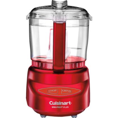 Picture of Cuisinart Mini-Prep Plus Processor - 3 Cup (Capacity) - 24 fl oz (Capacity) - 70 W Motor - Metallic Red