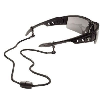 Picture of Ergodyne Skullerz 3251 Breakaway Rope Eyewear Lanyards, Black, Pack Of 6 Lanyards