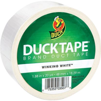 Picture of Duck Brand Color Duct Tape, 1.88in x 20 Yd., White