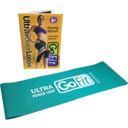 Picture of GoFit Single Ultra Power Loop (Teal, Medium X, 10 Pounds) - Teal - Latex